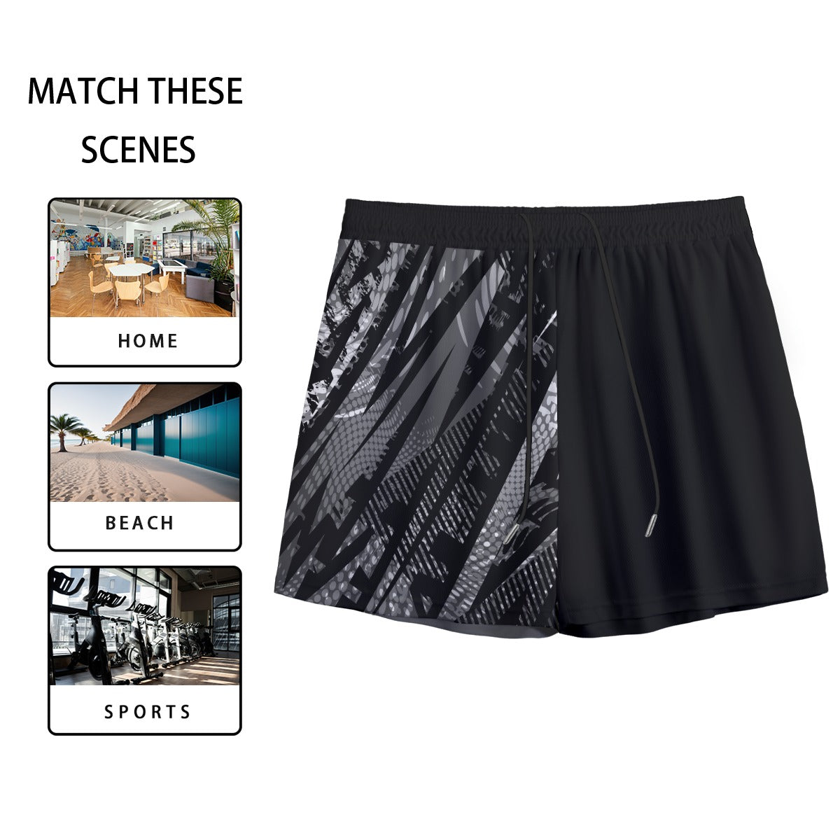 All-Over Print Men's Mesh Shorts
